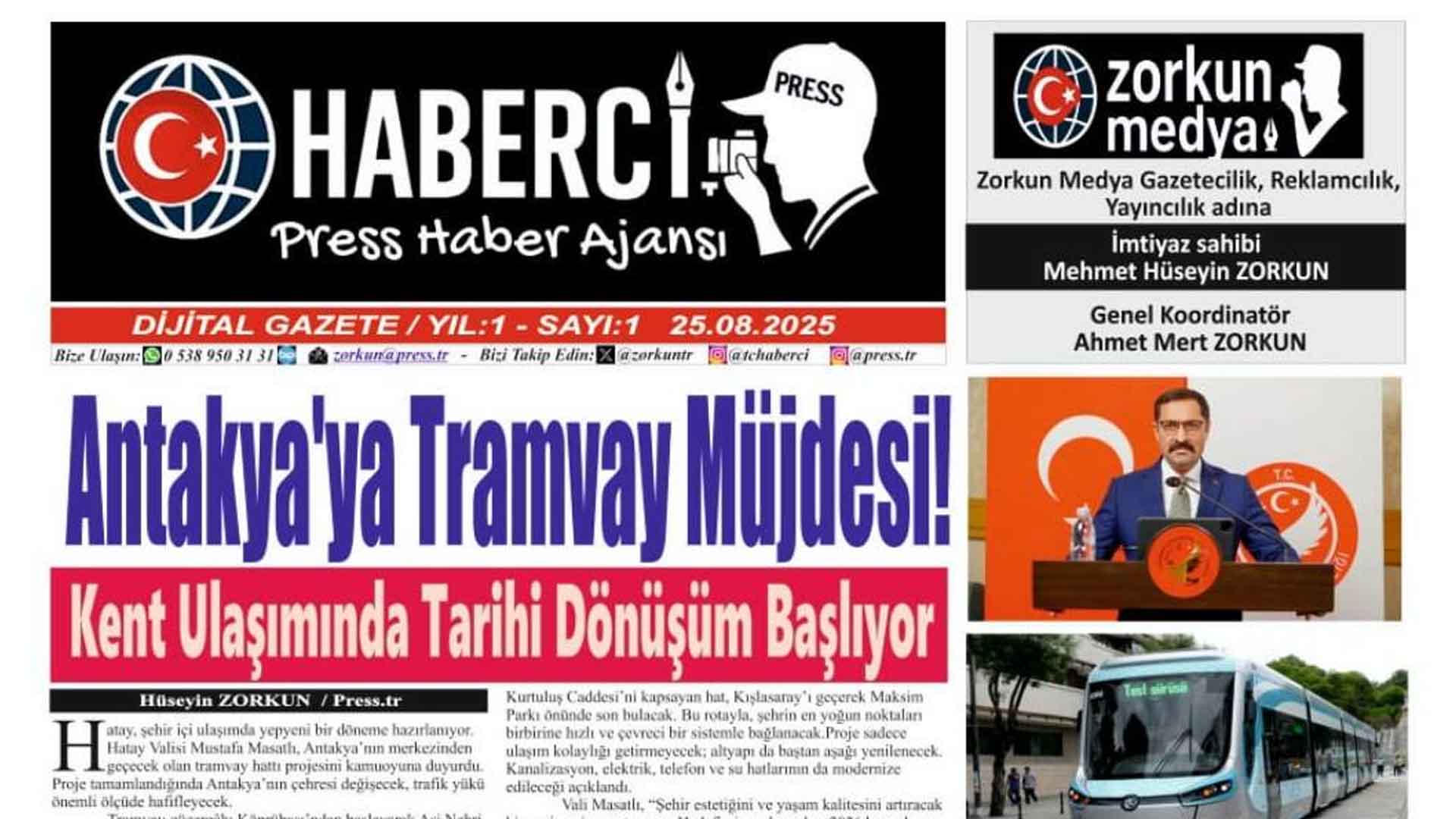 Haberci Gazetesi Dijitalde Okurla Buluştu